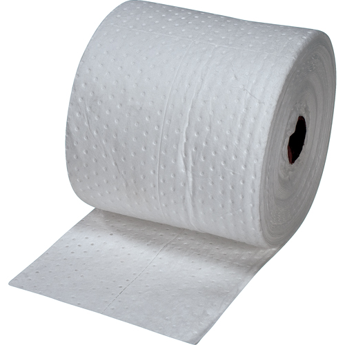 Premium Laminated (SMS) Sorbent Rolls, Heavyweight, 150' L x 15" W, 25 gal. Absorbancy Waymarc Industries Inc