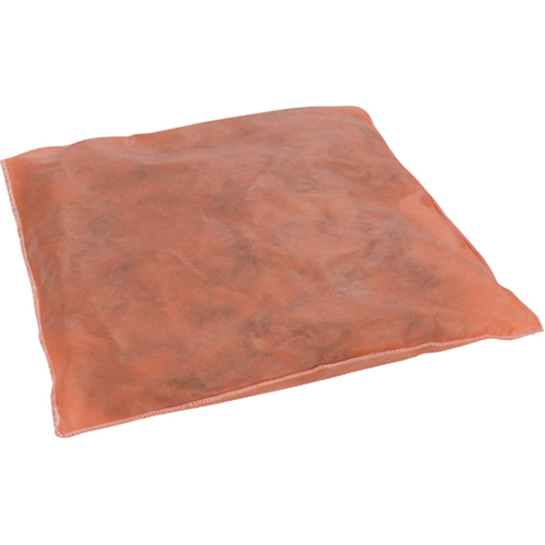 Tampon absorbant, Mati&egrave;res dangereuses, 18" lo x 18" la, 45 gal. absorption/pqt Waymarc Industries Inc