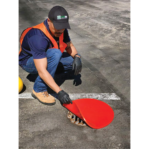 Tapis pour drain Ultra-Drain Seals, Circulaire, 30" dia. Waymarc Industries Inc