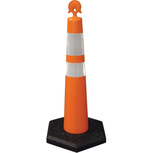 C&ocirc;ne de canalisation, Hauteur 42", Orange Waymarc Industries Inc