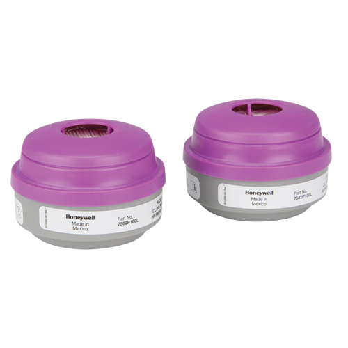 North&reg; N Series Respirator Cartridges, Gas/Vapour Cartridge, Acid Gas/P100 Waymarc Industries Inc
