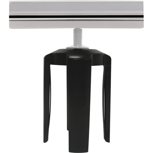 Tensabarrier&reg; Sign Bracket with Adapter, Chrome Waymarc Industries Inc