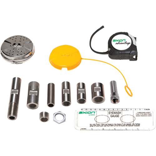 Axion Advantage&reg; Eye/Face Wash Upgrade Kit with Stainless Steel Eye/Face Wash Head Waymarc Industries Inc