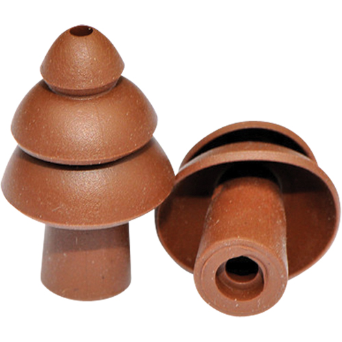 BattlePlugs&reg; Earplugs Replacement Tip, Uncorded, Bulk - Polybag, 24 dB NRR, Large Waymarc Industries Inc