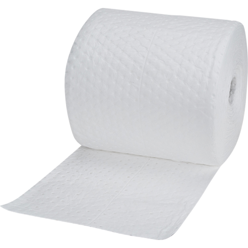 Industrial-Grade Fine Fibre Sorbent Rolls, Heavyweight, 150' L x 15" W, 35 Gal. Absorbancy Waymarc Industries Inc