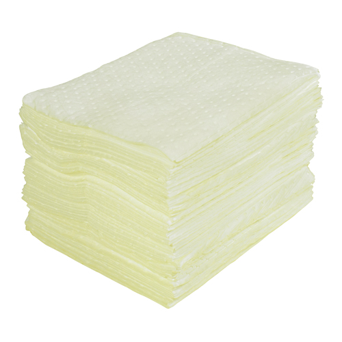 Premium Laminated (SMS) Sorbent Pads, Hazmat, 15" x 17", 30 gal. Absorbancy Waymarc Industries Inc