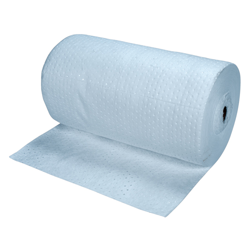 Premium Blue Bonded Sorbent Pads, Heavyweight, 150' L x 30" W, 50 gal. Absorbancy Waymarc Industries Inc