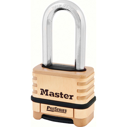 Cadenas &agrave; combinaison ProSeries, Argent, Rev&ecirc;tement en laiton, Largeur de 2-1/4" Waymarc Industries Inc