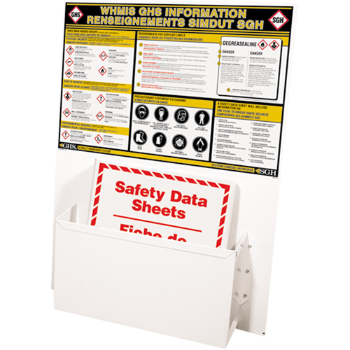 GHS Information Stations, English & French, Binders Included Waymarc Industries Inc