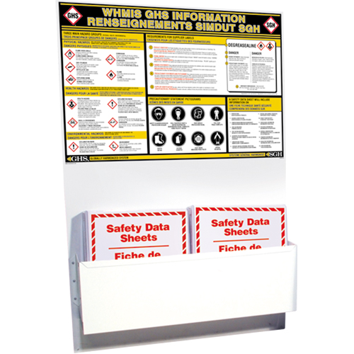 GHS Information Stations, English & French, Binders Included Waymarc Industries Inc