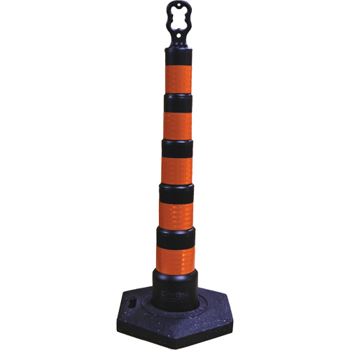 D&eacute;lin&eacute;ateurs de d&eacute;viation Grip N Go, Hauteur 49", Noir Waymarc Industries Inc