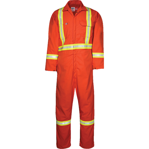 Westex UltraSoft&reg; Unlined Coveralls, Large, Orange Waymarc Industries Inc