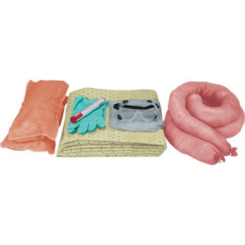 Premium 10-Gallon Vehicle Spill Replacement Kit, Hazmat Waymarc Industries Inc
