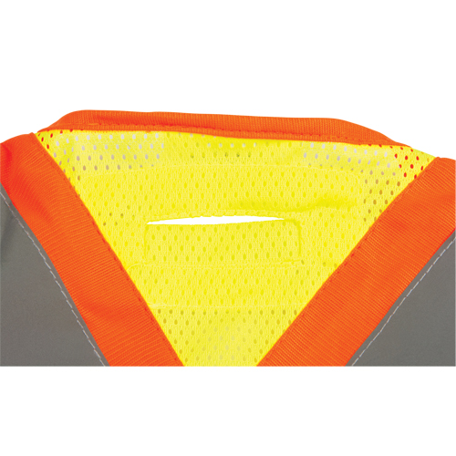 CSA Compliant High Visibility Surveyor Vest, High Visibility Lime-Yellow, Large, Polyester Waymarc Industries Inc