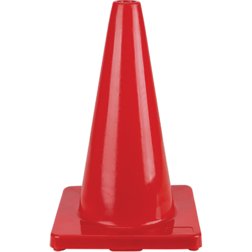 Coloured Traffic Cone, 18", Red Waymarc Industries Inc