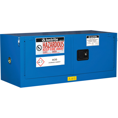 Armoires empilable pour rangement de mati&egrave;res dangereuses Sure-Grip Ex, 12 gal., 43" x 18" x 18" Waymarc Industries Inc