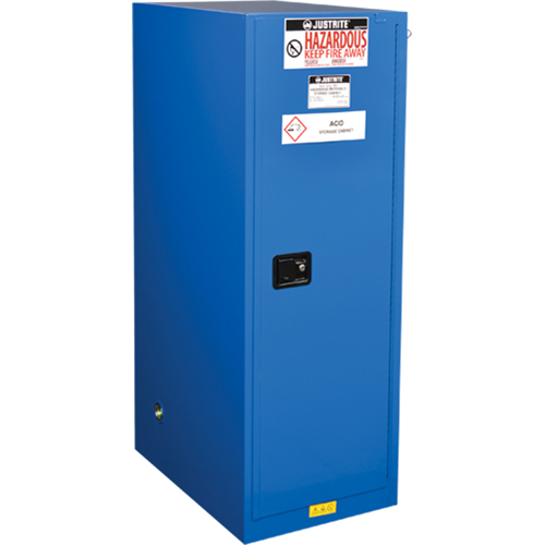 Armoires &eacute;troite pour rangement de mati&egrave;res dangereuses Sure-Grip Ex, 54 gal., 23,25" x 65" x 34" Waymarc Industries Inc