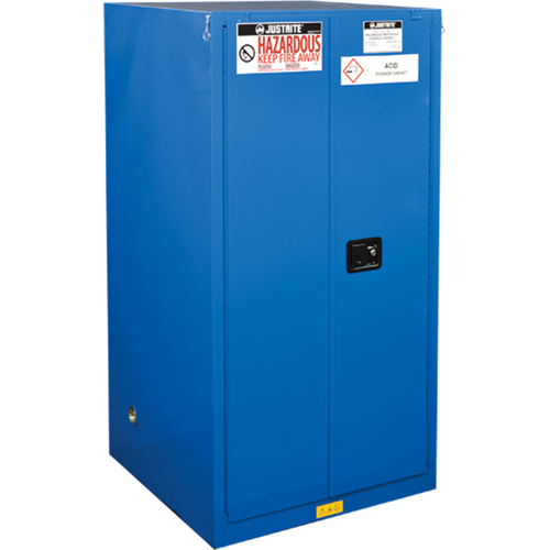 Armoires doubl&eacute;es pour rangement de mati&egrave;res dangereuses Chem-Cor, 60 gal., 34" x 65" x 34" Waymarc Industries Inc