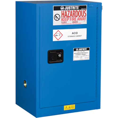 Armoires compactes doubl&eacute;es pour rangement de mati&egrave;res dangereuses Chem-Cor, 12 gal., 23,25" x 35" x 18" Waymarc Industries Inc
