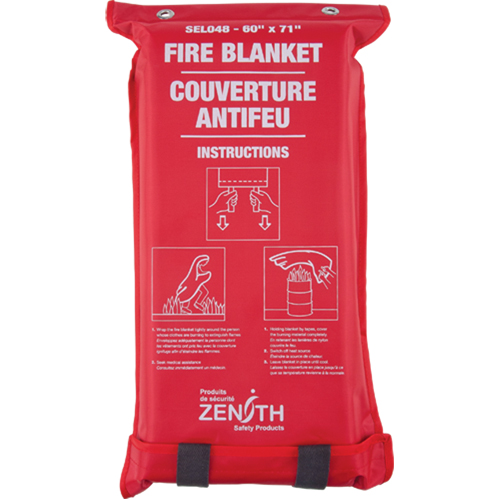 Fire Blanket, Fibreglass, 60"W x 71"L Waymarc Industries Inc