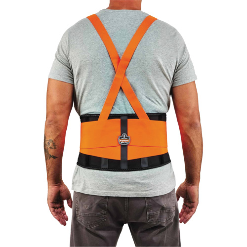 Ceinture de support dorsal haute visibilit&eacute; en &eacute;lasthanne ProFlex 100HV, &eacute;lastique, Petit Waymarc Industries Inc