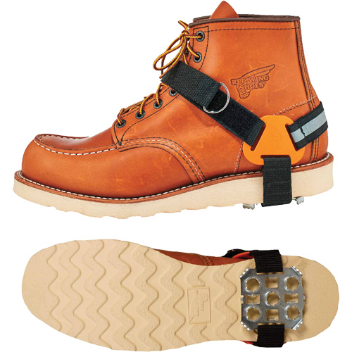 Trex 6315 Strap-On Heel Ice Cleats, Steel, Plate Traction, Large/Medium Waymarc Industries Inc