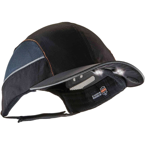 Skullerz&reg; 8960 Long Brim Bump Cap with LED Lighting, Black Waymarc Industries Inc