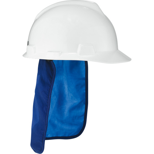Tampon et voile pour le cou refroidissants pour casque de s&eacute;curit&eacute; Chill-Its 6717CT, Bleu Waymarc Industries Inc