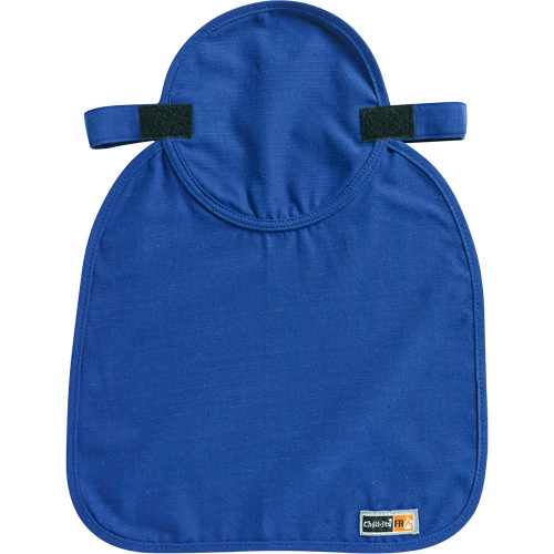 Tampon et voile pour le cou refroidissants et ignifug&eacute;s pour casque de s&eacute;curit&eacute; Chill-Its 6717FR, Bleu Waymarc Industries Inc