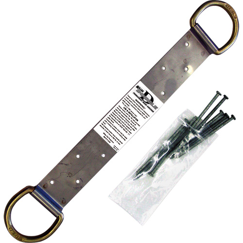 Ancrage double pour toiture Miller, Anneau en D, Usage Permanent Waymarc Industries Inc