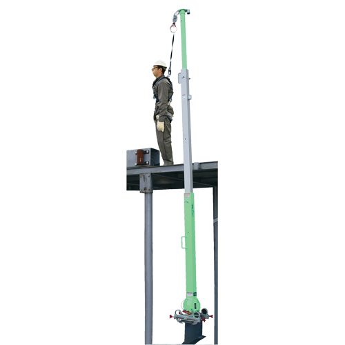 Poteau de protection contre les chutes portatif Advanced Waymarc Industries Inc