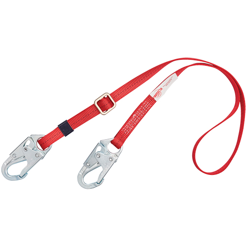 PRO Adjustable Web-Positioning Lanyard, 1 Legs, 6', CSA Class B, Polyester Waymarc Industries Inc