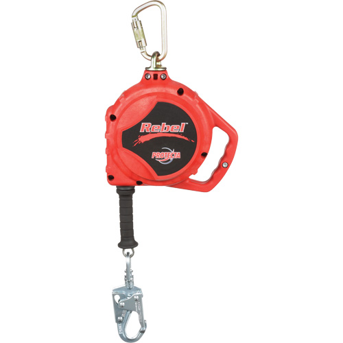 Rebel Self Retracting Lifeline, 33', Stainless Steel, Swivel Waymarc Industries Inc