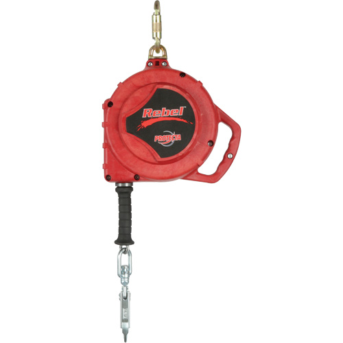 Rebel Self Retracting Lifeline, 50', Stainless Steel, Swivel Waymarc Industries Inc