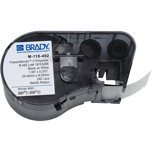 Low Temperature Label Maker Cartridge, Black Waymarc Industries Inc