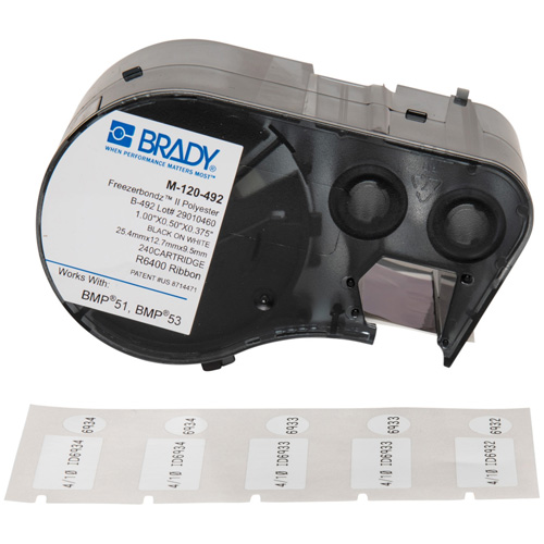 Low Temperature Label Maker Cartridge, Black Waymarc Industries Inc
