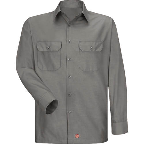 Long Sleeve Ripstop Shirt, Men's, 3X-Large, Grey Waymarc Industries Inc
