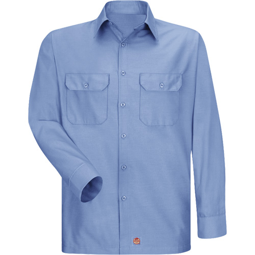 Long Sleeve Ripstop Shirt, Men's, 3X-Large, Blue Waymarc Industries Inc