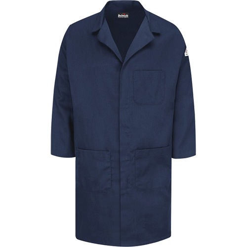 Blouse de laboratoire Excel FR ComforTouch, Coton, Moyen, Bleu marine Waymarc Industries Inc