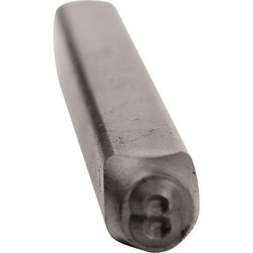 Morceaux pour tampons manuels en acier &agrave; l'unit&eacute; - &agrave; usage g&eacute;n&eacute;ral, # 8, 1/8" Waymarc Industries Inc