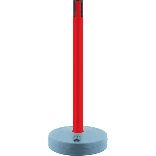 Outdoor TensaBarrier&reg; - Receiver Posts, 37" High, Red Waymarc Industries Inc