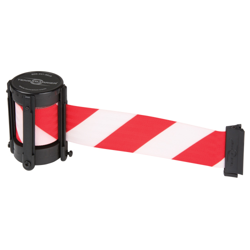 Replacement Cassettes For Utility, Advance & StowAway&reg; TensaBarrier&reg;, 13', White Tape Waymarc Industries Inc