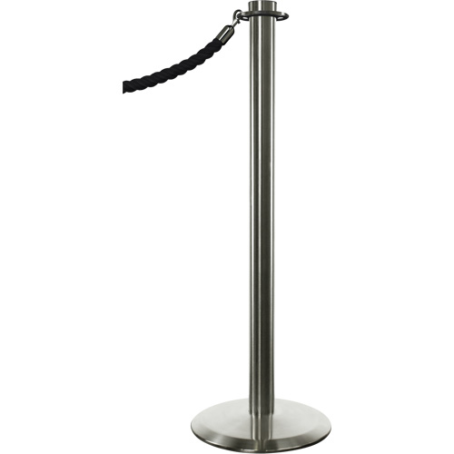 Poteaux portatifs, Hauteur de 34", Chrome poli Waymarc Industries Inc