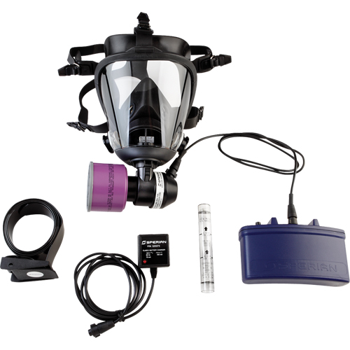 PR500 Series Face Mount PAPR, Facepiece Respirator, NiCd Battery Waymarc Industries Inc