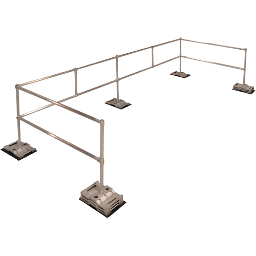 RoofGuard Classic System - Packaged Kits, Aluminum, 72" W x 216" L x 42" H Waymarc Industries Inc