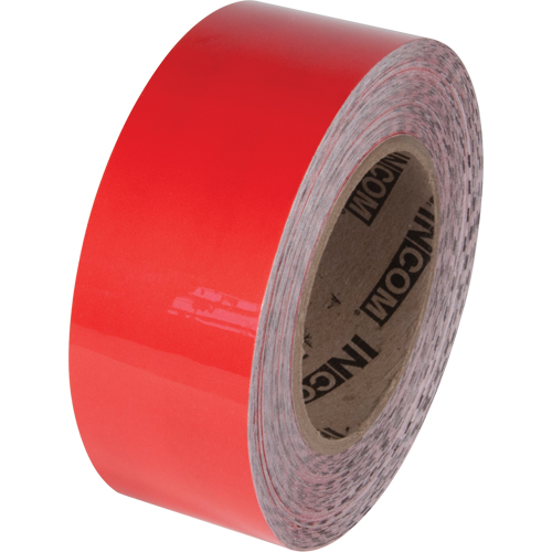 Tuff Mark&reg; Floor Marking Tape, 2" x 100', Polyester, Red Waymarc Industries Inc
