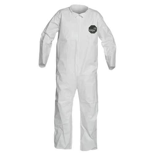 ProShield&reg; 50 Coveralls, Small, White, Microporous Waymarc Industries Inc
