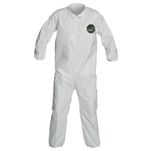 ProShield&reg; 50 Coveralls, Small, White, Microporous Waymarc Industries Inc