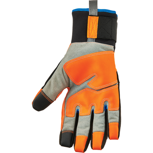ProFlex&reg; 818WP Performance High-Visibility Thermal Waterproof Utility Gloves, Polyurethane Palm, Size Small Waymarc Industries Inc