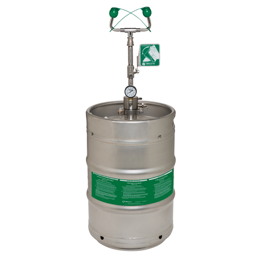 Portable Emergency Eyewash, Pressurized, 15 gal. Capacity, Meets ANSI Z358.1 Waymarc Industries Inc